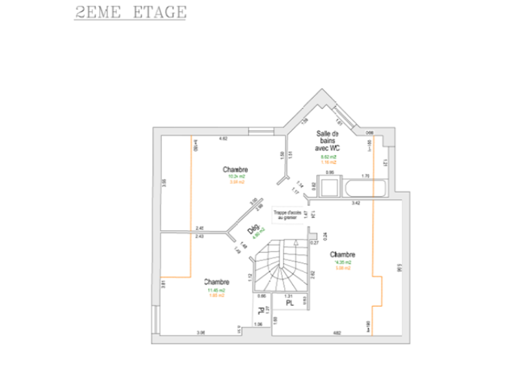 Maison individuelle de 127 m² dans une copropriété de 4 maisons à Fegersheim