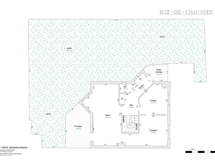 Maison individuelle de 127 m² dans une copropriété de 4 maisons à Fegersheim