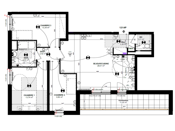 Appartement de 78,59 m² dans la résidence ILL'EO à la Robertsau